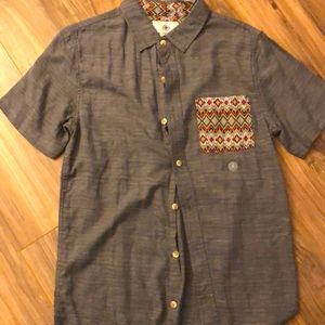 Grey Button up w/ chest pocket (Pacsun)